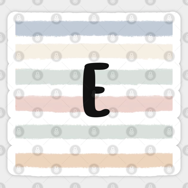 Letter E Sticker by Holailustra